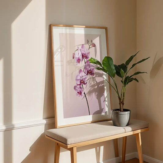 Pink Orchid Poster