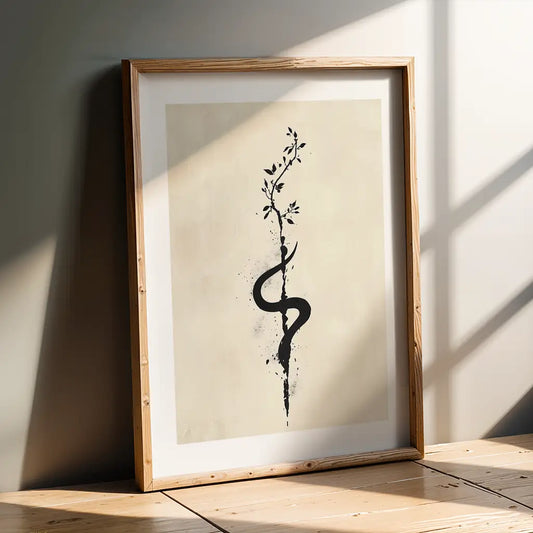 Unalome Ink Art Print